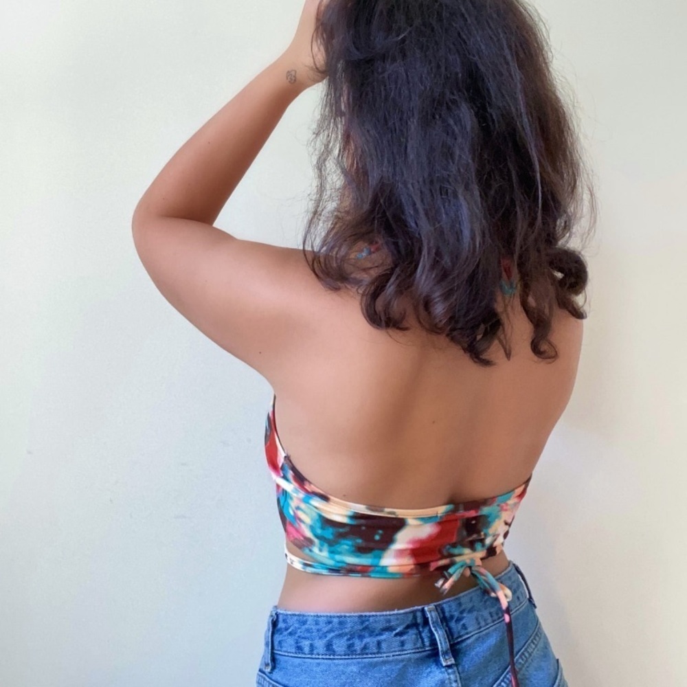 Multi colored crop top - Picture 3 of 6